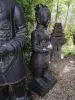 Product image 3 of the product “Chinese warrior, standing, 120 cm height, cast stone, handcrafted & coloured ”